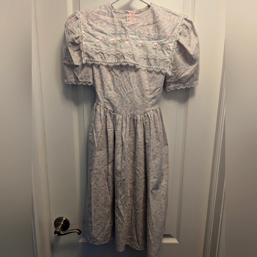 Vintage Jessica McClintock girls dress, 10